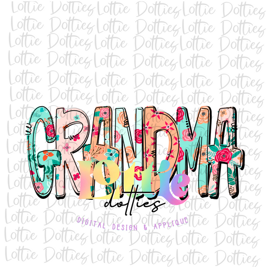 Grandma Png - Mother’s Day sublimation design - digital download