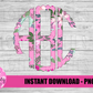 Floral Scallop Alphabet - Alpha Pack - Alphabet Clipart - Instant Download