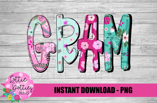 Gram Png - Mother’s Day sublimation Png - Digital Download