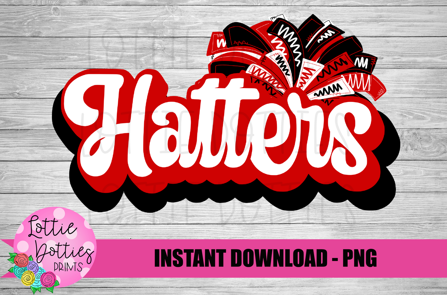 Hatters PNG - Hatters Sublimation design - Digital Download