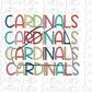 Cardinals Megaphone - PNG - Megaphone - Sublimation design - Digital Download