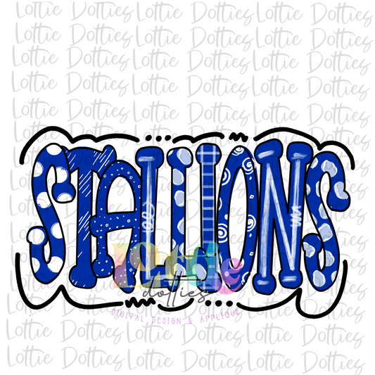 Stallions PNG - Stallions sublimation design - Digital Download