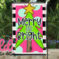 Merry and Bright Png - Christmas Sublimation Design - Digital Download