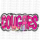 Cougars  Png - Sublimation Design - Cougars  Sublimation- Digital Download