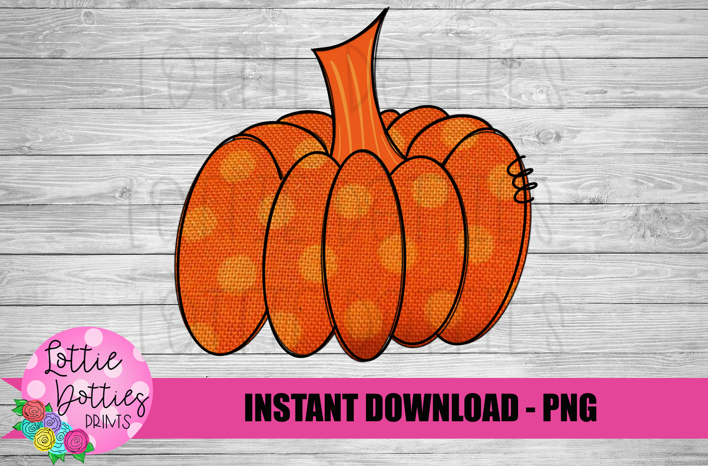 Pumpkin Png - Fall Sublimation Design - Digital Download