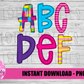Block Alphabet - Block Alpha Pack - Alphabet Clipart - Instant Download  - Alpha Pack