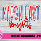 Macon East Kinghts PNG - Knights Sublimation - Digital Download