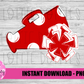 Megaphone PNG - Cheer Design - Red Megaphone Sublimation