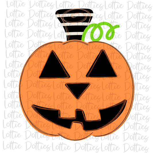 Pumpkin Png - Jack o lantern  - Fall Sublimation Design - Digital Download