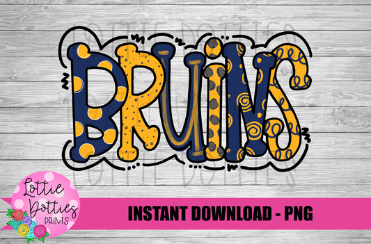 Bruins  PNG - Bruins- Sublimation design - Digital Download