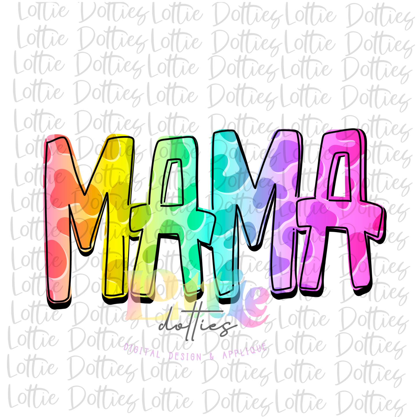 Mama Png - Mama Sublimation - Digital Download - Leopard