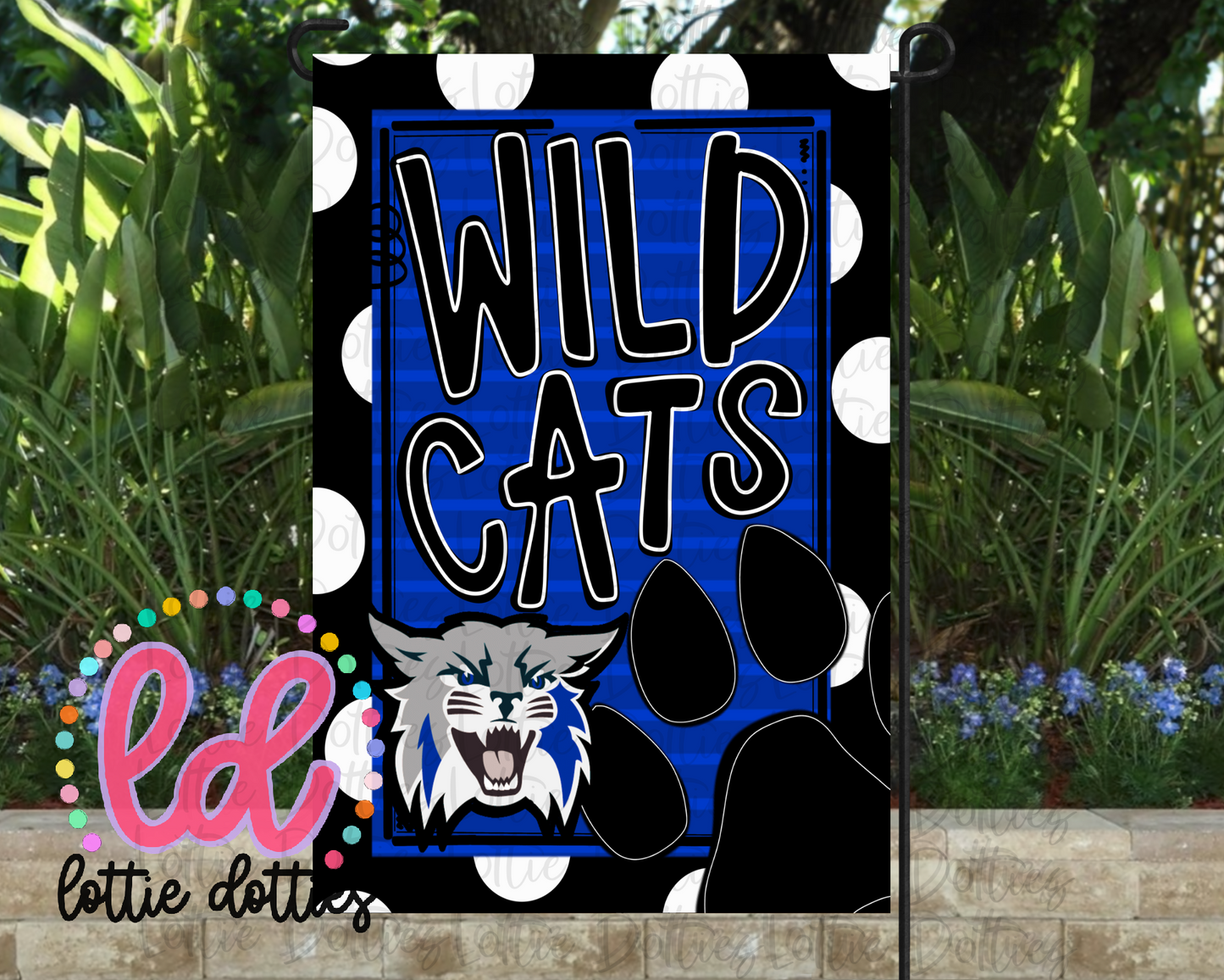 Wildcats Flag PNG - Wildcats Sublimation design - Digital Download