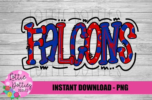 Falcons PNG - Falcons  -  Sublimation design - Digital Download