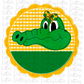 Gators Scallop Png - Gators Sublimation Design - School Spirit Design - Digital Download