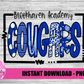Brookhaven Cougars Png - Sublimation Design - Cougars  Sublimation- Digital Download