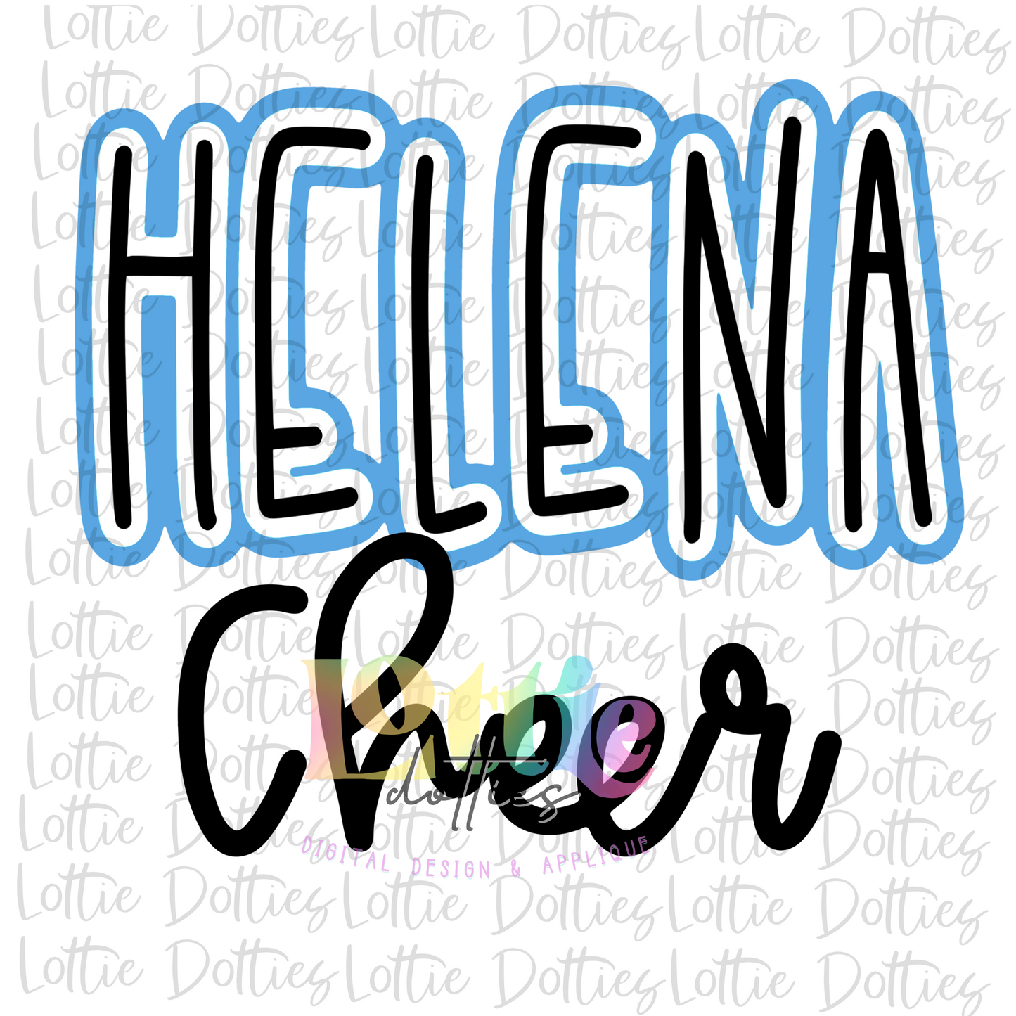 Helena Cheer PNG - Helena Sublimation - Digital Download