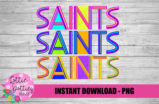 Saints PNG -  sublimation design - Digital Download