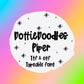 DottieDoodles Piper Font - Handwritten Font- true type font - otf and ttf - type able font
