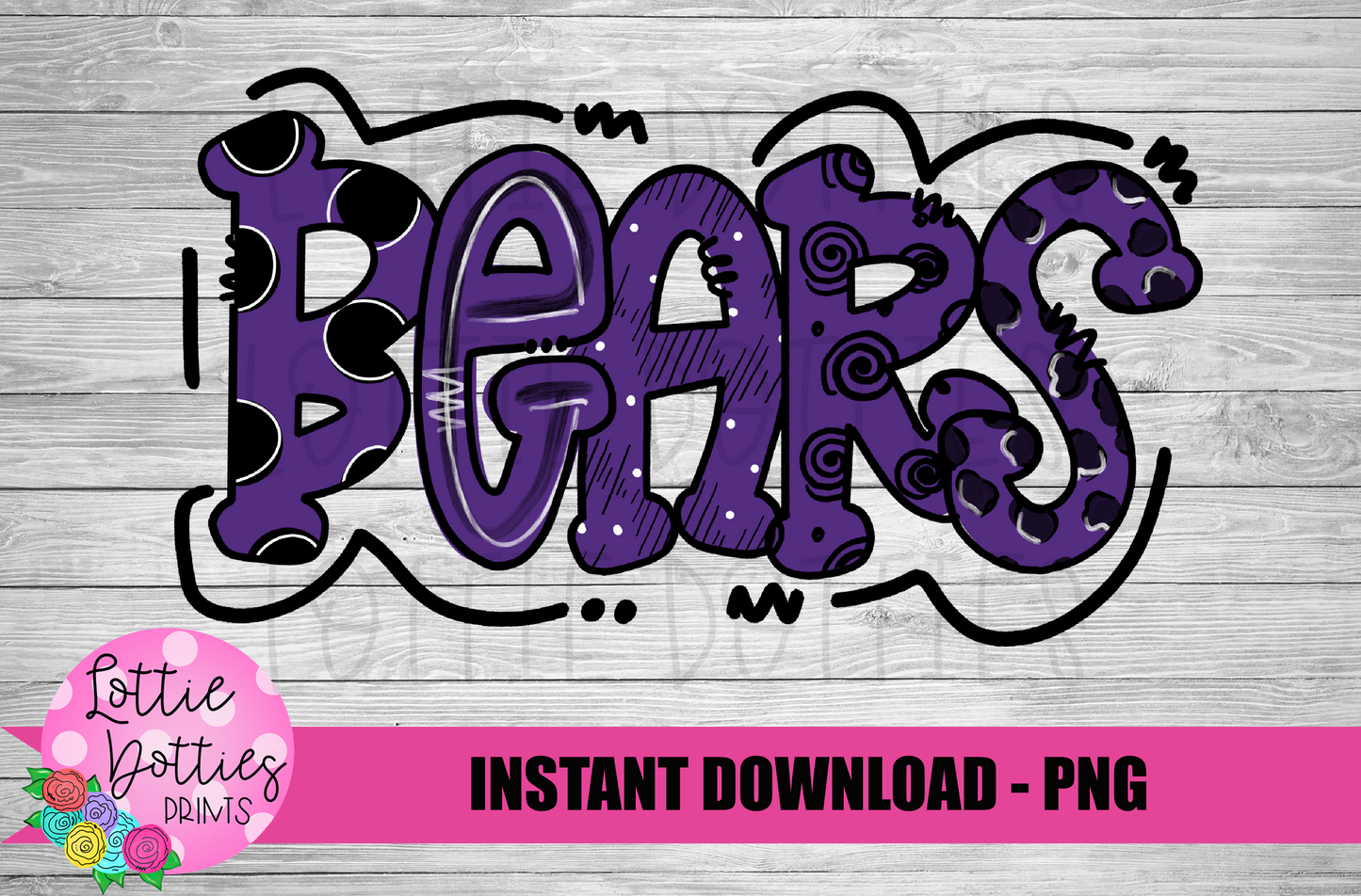 Bears PNG - Bears  sublimation design - Digital Download