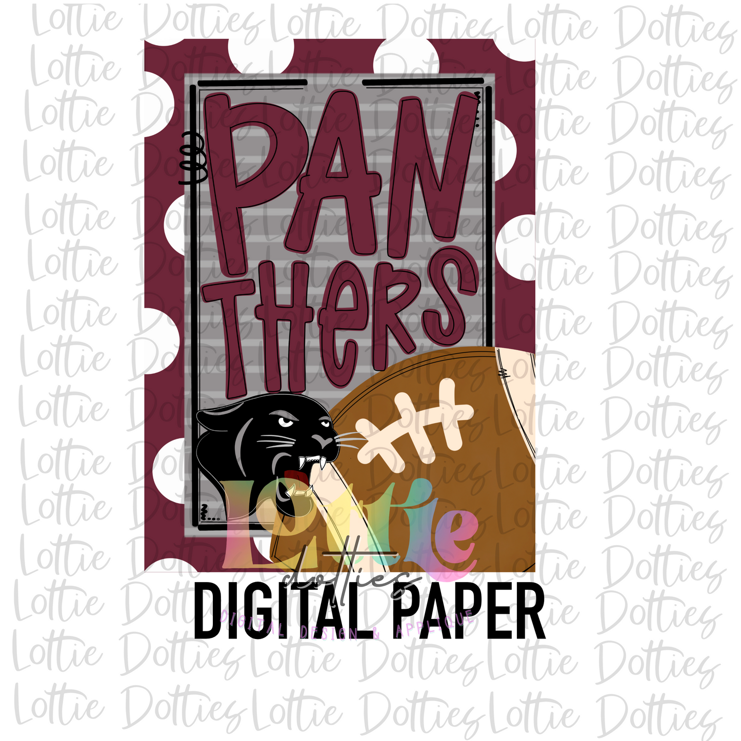 Panthers Flag  PNG - Sublimation - Digital Download