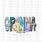Granna Png - Mother’s Day sublimation Png - Digital Download