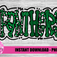 Panthers  PNG - Panthers Sublimation  - Digital Download - Green and White