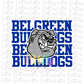 Belgreen Bulldogs stack PNG - Bulldogs  -  Sublimation design - Digital Download