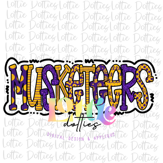 Musketeers - PNG - Musketeers - Sublimation - Digital Download