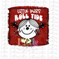 Little Miss Roll Tide Fan Png - Alabama Sublimation Design- Digital Download
