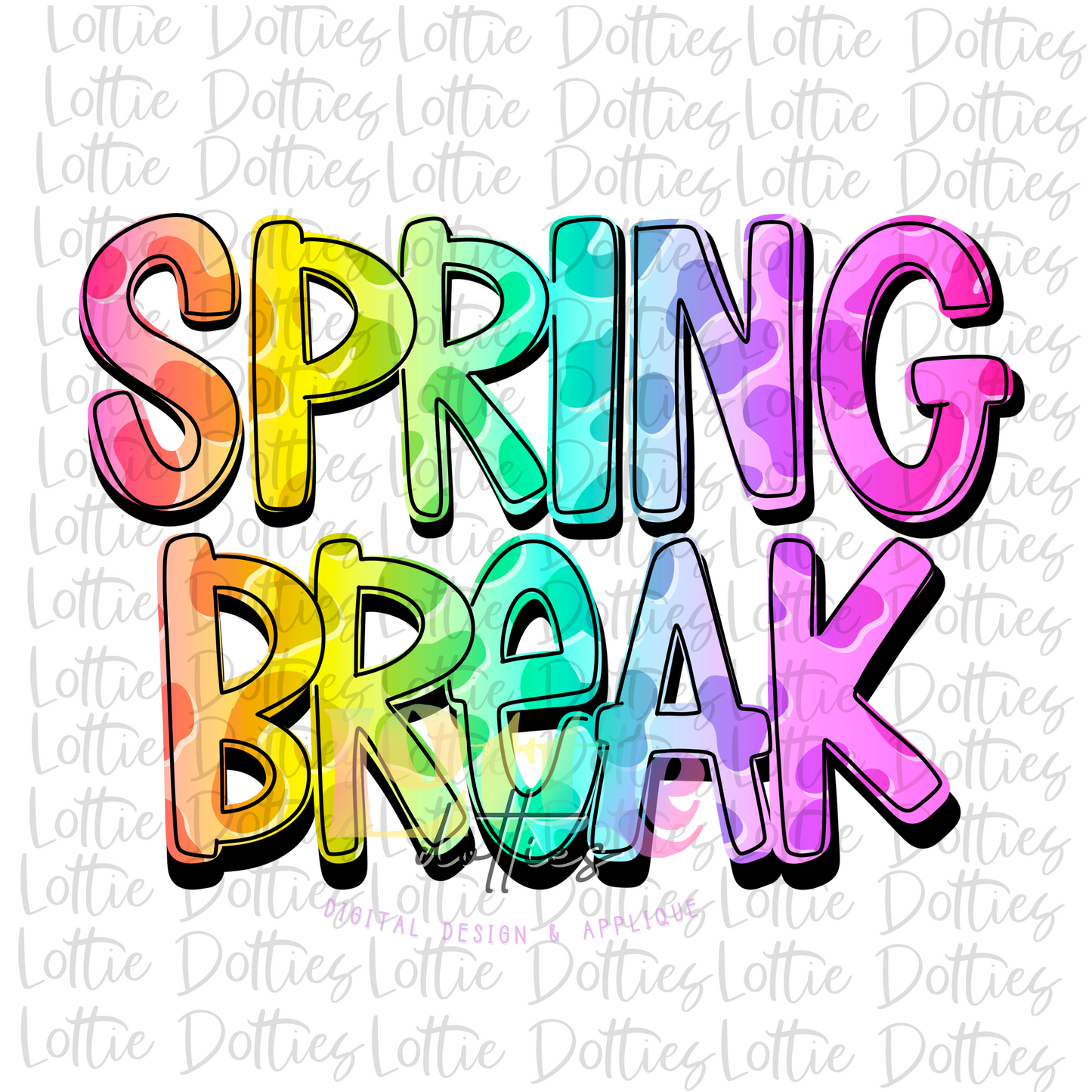 Spring Break PNG - Spring Break Sublimation - Digital Download