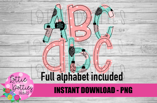 Christmas ornaments Alphabet - Christmas Alpha Pack - Alphabet Clipart - Instant Download  - Boy Alpha Pack