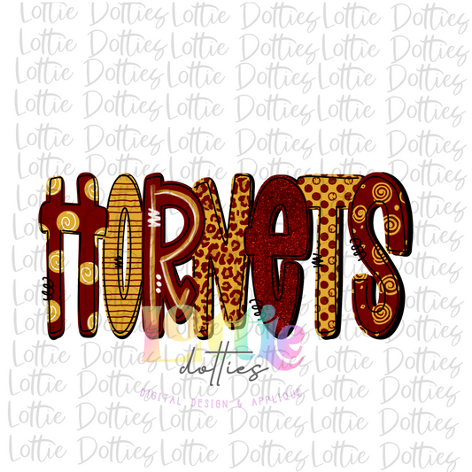 Hornets Png Design- Hornets sublimation- Digital Download