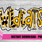 Wildcats PNG - Wildcats sublimation design - Digital Download