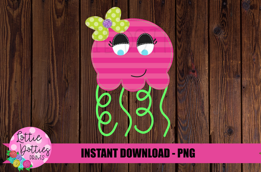 Jellyfish Png - Summer Sublimation Design - Digital Download