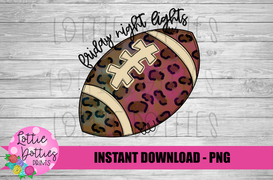 Football Png - Football Sublimation Design - Friday Night Lights - Digital Download