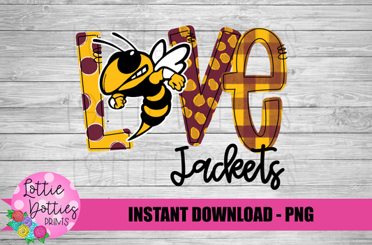 Love Jackets  Png - Sublimation Design- Jackets  Sublimation- Digital Download