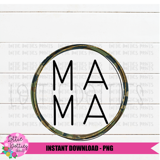 Mama PNG - Camo Mama Sublimation - Digital Download