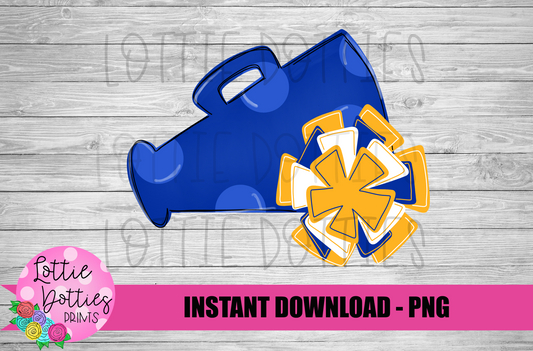 Megaphone PNG - Cheer Design - Megaphone Sublimation