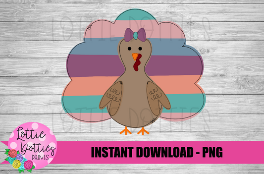 Turkey Png - M2M Matilda Jane Png - Thanksgiving Sublimation Design- Digital DownloAd