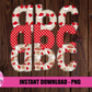 Milk and Cookies Faux Applique Alphabet - Alpha Pack - Alphabet Clipart - Instant Download  - Christmas Alpha Pack