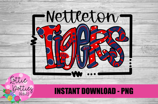 Nettleton Tigers PNG - Tigers sublimation design - Digital Download