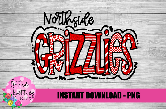 Grizzlies PNG - Grizzlies Sublimation - Digitial Download