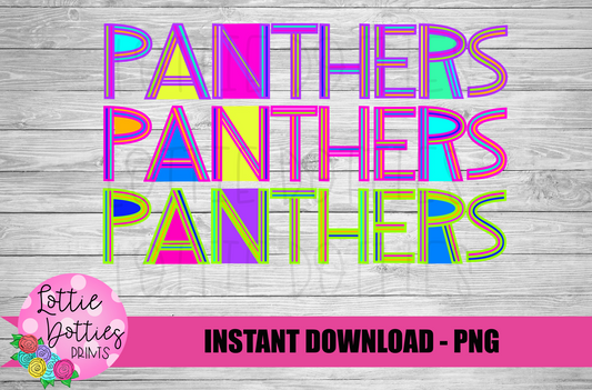 Panthers  PNG - Panthers Sublimation  - Digital Download