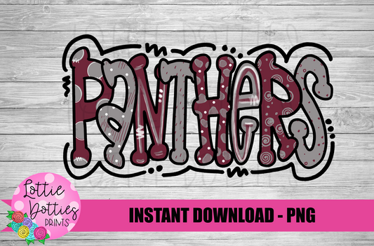 Panthers  PNG - Panthers Sublimation  - Digital Download
