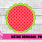 Christmas Patch Sublimation Design - Patch  Png - Patch Design - Digital Download