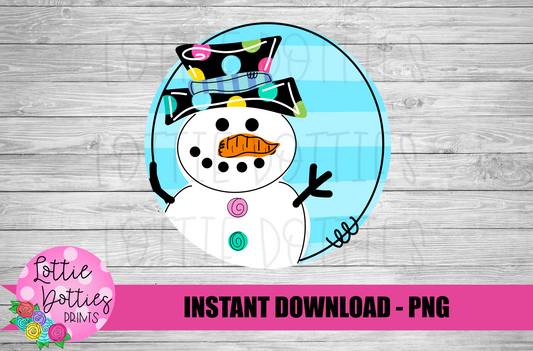 Snowman PNG - Snowman Patch Sublimation