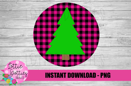 Christmas Tree Patch Sublimation Design - Christmas  Patch  Png - Patch Design - Digital Download