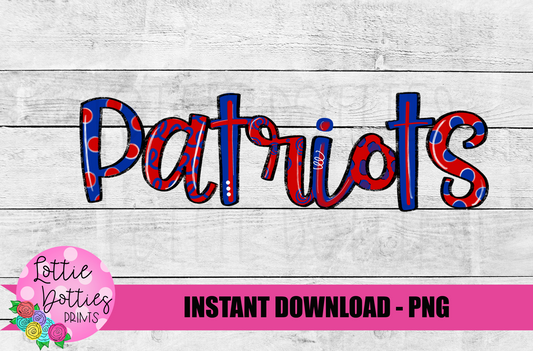 patriots Png - Patriot Sublimation Design - Digital Download