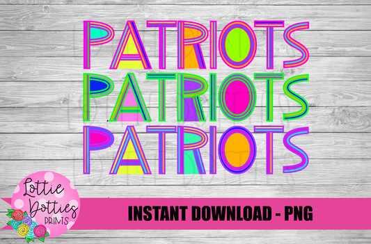 Patriots   PNG - Patriots Sublimation design - Digital Download