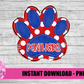 Paw Panthers PNG - Panthers Sublimation  - Digital Download